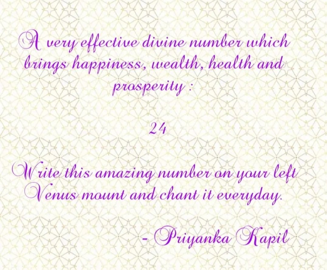 Significance of Divine Number 24!